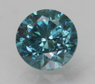 CERTIFIED 0.52 CARAT VIVID BLUE VS1 ROUND BRILLIANT NATURAL EARTH MINED LOOSE DIAMOND 4.89MM  *360 REAL VIDEO & IMAGES
