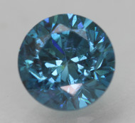 CERTIFIED 0.72 CARAT VIVID BLUE VS1 ROUND BRILLIANT NATURAL EARTH MINED LOOSE DIAMOND 5.44MM  *360 REAL VIDEO & IMAGES