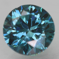 CERTIFIED 0.50 CARAT VIVID BLUE VVS2 ROUND BRILLIANT NATURAL EARTH MINED LOOSE DIAMOND 4.97MM  *360 REAL VIDEO & IMAGES