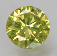 CERTIFIED 0.50 CARAT CANARY YELLOW VVS2 ROUND BRILLIANT NATURAL EARTH MINED LOOSE DIAMOND 4.99MM  *360 REAL VIDEO & PICS