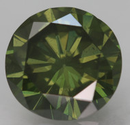 CERTIFIED 1.51 CARAT VIVID GREEN VS1 ROUND BRILLIANT NATURAL EARTH MINED LOOSE DIAMOND 7.56MM  *360 REAL VIDEO & IMAGES