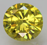 CERTIFIED 0.91 CARAT CANARY YELLOW VS1 ROUND BRILLIANT NATURAL EARTH MINED LOOSE DIAMOND 6.23MM  *360 REAL VIDEO & PICS