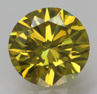 CERTIFIED 1.42 CARAT CANARY YELLOW VS1 ROUND BRILLIANT NATURAL EARTH MINED LOOSE DIAMOND 7.26MM  *360 REAL VIDEO & PICS