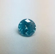 1.00 CARAT FANCY VIVID BLUE ROUND BRILLIANT NATURAL EARTH MINED LOOSE DIAMOND 6.5MM *REAL IS RARE, REAL IS A DIAMOND