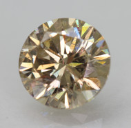 CERTIFIED 1.44 CARAT YELLOW BROWN VS2 ROUND BRILLIANT NATURAL EARTH MINED LOOSE DIAMOND 7.23MM  *360 REAL VIDEO & IMAGES