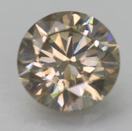 Certified 1.02 Carat Green Yel Brown VS1 Round Brilliant Natural Earth Mined Loose Diamond 6.41mm  *360 REAL VID & PICS