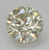 CERTIFIED 1.12 CARAT I COLOR SI1 ROUND BRILLIANT NATURAL EARTH MINED LOOSE DIAMOND FOR RING 6.53MM  *360 VIDEO & PICS