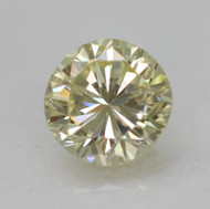 Certified 0.51 Carat Fancy Yellow VVS2 Round Brilliant Natural Earth Mined Loose Diamond 5.08mm  *360 REAL VIDEO & PICS