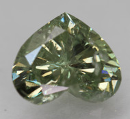 CERTIFIED 2.47 CARAT VIVID GREEN SI2 HEART SHAPE NATURAL EARTH MINED LOOSE DIAMOND 9.7X8.35MM  *360 REAL VIDEO & PICS