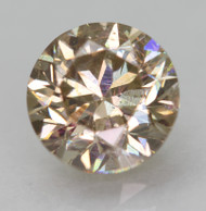 CERTIFIED 1.00 CARAT BROWN YELLOW VVS2 ROUND BRILLIANT NATURAL EARTH MINED LOOSE DIAMOND 6.08MM  *360 REAL VIDEO & PICS