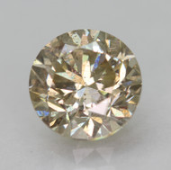CERTIFIED 1.02 CARAT BROWN YELLOW VVS2 ROUND BRILLIANT NATURAL EARTH MINED LOOSE DIAMOND 6.11MM  *360 REAL VIDEO & PICS