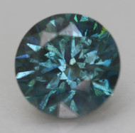 CERTIFIED 2.22 CARAT VIVID BLUE VS2 ROUND BRILLIANT NATURAL EARTH MINED LOOSE DIAMOND 8.22MM  *360 REAL VIDEO & PICS