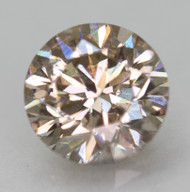 CERTIFIED 1.01 CARAT YELLOW BROWN VVS2 ROUND BRILLIANT NATURAL EARTH MINED LOOSE DIAMOND 6.24MM  *360 REAL VIDEO & PICS