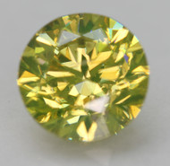 CERTIFIED 1.53 CARAT CANARY YELLOW SI1 ROUND BRILLIANT NATURAL EARTH MINED LOOSE DIAMOND 7.1MM  *360 REAL VIDEO & PICS