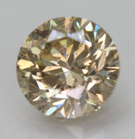 CERTIFIED 1.52 CARAT BROWN YELLOW VS1 ROUND BRILLIANT NATURAL EARTH MINED LOOSE DIAMOND 7.09MM  *360 REAL VIDEO & PICS