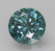 CERTIFIED 0.62 CARAT VIVID BLUE VS1 ROUND BRILLIANT NATURAL EARTH MINED LOOSE DIAMOND 5.4MM  *360 REAL VIDEO & PICS