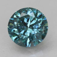 CERTIFIED 0.71 CARAT VIVID BLUE VS1 ROUND BRILLIANT NATURAL EARTH MINED LOOSE DIAMOND 5.64MM  *360 REAL VIDEO & PICS
