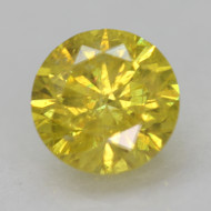 CERTIFIED 0.73 CARAT CANARY YELLOW SI1 ROUND BRILLIANT NATURAL EARTH MINED LOOSE DIAMOND 5.71MM  *360 REAL VIDEO & PICS