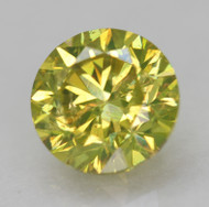 CERTIFIED 0.81 CARAT CANARY YELLOW VVS2 ROUND BRILLIANT NATURAL EARTH MINED LOOSE DIAMOND 5.72MM  *360 REAL VIDEO & PICS