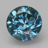CERTIFIED 1.00 CARAT VIVID BLUE VS1 ROUND BRILLIANT NATURAL EARTH MINED LOOSE DIAMOND 6.14MM  *360 REAL VIDEO & PICS