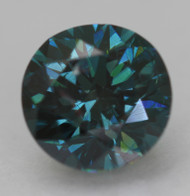 CERTIFIED 1.00 CARAT VIVID BLUE VS2 ROUND BRILLIANT NATURAL EARTH MINED LOOSE DIAMOND 6.21MM  *360 REAL VIDEO & PICS