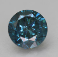 CERTIFIED 1.02 CARAT VIVID BLUE VS2 ROUND BRILLIANT NATURAL EARTH MINED LOOSE DIAMOND 6.18MM  *360 REAL VIDEO & PICS