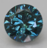 CERTIFIED 2.00 CARAT VIVID BLUE VS2 ROUND BRILLIANT NATURAL EARTH MINED LOOSE DIAMOND 7.81MM  *360 REAL VIDEO & PICS