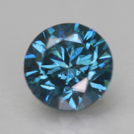 CERTIFIED 1.04 CARAT VIVID BLUE VS2 ROUND BRILLIANT NATURAL EARTH MINED LOOSE DIAMOND 6.26MM  *360 REAL VIDEO & PICS