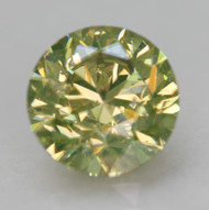 CERTIFIED 0.96 CARAT CANARY YELLOW VS2 ROUND BRILLIANT NATURAL EARTH MINED LOOSE DIAMOND 6.04MM  *360 REAL VIDEO & PICS