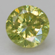 CERTIFIED 0.96 CARAT CANARY YELLOW SI1 ROUND BRILLIANT NATURAL EARTH MINED LOOSE DIAMOND 6.04MM  *360 REAL VIDEO & PICS