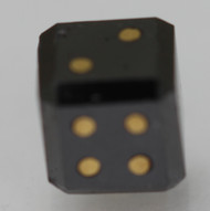 1.67 CARAT FANCY BLACK DICE SHAPE NATURAL EARTH MINED LOOSE DIAMOND 4.59X4.52MM *360 PROFESSIONAL VIDEO & PICTURES