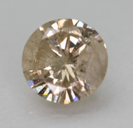 0.51 Carat Light Brown Round Brilliant Natural Earth Mined Loose Diamond For Ring 5.28mm *360 REAL VIDEO & PICTURES