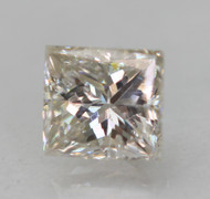 0.19 CARAT I COLOR VS2 PRINCESS NATURAL EARTH MINED LOOSE DIAMOND FOR RING 3.15X2.90MM *360 REAL VIDEO & PICTURES