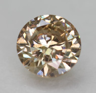 0.68 CARAT YELLOW BROWN SI2 ROUND BRILLIANT NATURAL EARTH MINED LOOSE DIAMOND FOR RING 5.55MM *360 REAL VIDEO & PICTURES