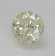 0.65 CARAT LIGHT YELLOW ROUND BRILLIANT NATURAL EARTH MINED LOOSE DIAMOND FOR RING 5.4MM *360 REAL VIDEO & PICTURES