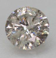 0.59 CARAT H COLOR ROUND BRILLIANT NATURAL EARTH MINED LOOSE DIAMOND FOR JEWELRY 5.3MM *360 REAL VIDEO & PICTURES