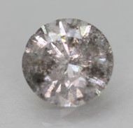 0.54 Carat Fancy Silver Round Brilliant Natural Earth Mined Loose Diamond For Ring 5.22mm *360 REAL VIDEO & PICTURES