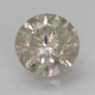 0.70 Carat Light Gray Round Brilliant Natural Earth Mined Loose Diamond For Ring 5.49mm *360 REAL VIDEO & PICTURES