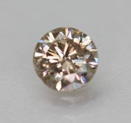 0.22 Carat Yellow Brown SI2 Round Brilliant Natural Earth Mined Loose Diamond For Ring 3.79mm *360 REAL VIDEO & PICTURES