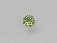 0.008 CARAT OLIVE GREEN VS2 ROUND BRILLIANT NATURAL EARTH MINED LOOSE DIAMOND 1.29MM *REAL IS RARE, REAL IS A DIAMOND