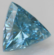 0.12 CARAT SKY BLUE VVS2 TRIANGLE NATURAL EARTH MINED LOOSE DIAMOND 3.57X3.56MM *REAL IS RARE, REAL IS A DIAMOND