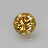 0.08 Carat Yellow Orange SI2 Round Brilliant Natural Earth Mined Loose Diamond For Ring 2.86mm *REAL IS RARE, A DIAMOND