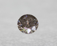 0.46 Carat Fancy Intense Brown Round Brilliant Natural Earth Mined Loose Diamond For Jewelry 4.9mm *REAL IS A DIAMOND