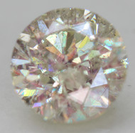 CERTIFIED 1.08 CARAT J COLOR SI2 ROUND BRILLIANT NATURAL EARTH MINED LOOSE DIAMOND FOR JEWELRY 6.5MM  *360 VIDEO & PICS