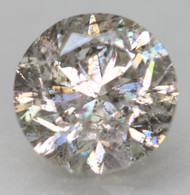 CERTIFIED 0.96 CARAT FANCY SILVER SI2 ROUND BRILLIANT NATURAL EARTH MINED LOOSE DIAMOND 6.11MM  *360 REAL VIDEO & IMAGES
