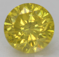 CERTIFIED 1.10 CARAT CANARY YELLOW VS2 ROUND BRILLIANT NATURAL EARTH MINED LOOSE DIAMOND 6.38MM  360 REAL VIDEO & IMAGES