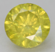 CERTIFIED 1.10 CARAT CANARY YELLOW SI1 ROUND BRILLIANT NATURAL EARTH MINED LOOSE DIAMOND 6.31MM  360 REAL VIDEO & IMAGES