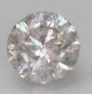 CERTIFIED 1.39 CARAT I COLOR SI2 ROUND BRILLIANT NATURAL EARTH MINED LOOSE DIAMOND FOR JEWELRY 6.86MM  *360 VIDEO & PICS