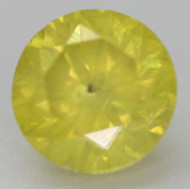 CERTIFIED 1.06 CARAT CANARY YELLOW SI2 ROUND BRILLIANT NATURAL EARTH MINED LOOSE DIAMOND 6.25MM  360 REAL VIDEO & IMAGES