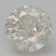 CERTIFIED 1.36 CARAT H COLOR SI3 ROUND BRILLIANT NATURAL EARTH MINED LOOSE DIAMOND FOR JEWELRY 6.83MM  *360 VIDEO & PICS